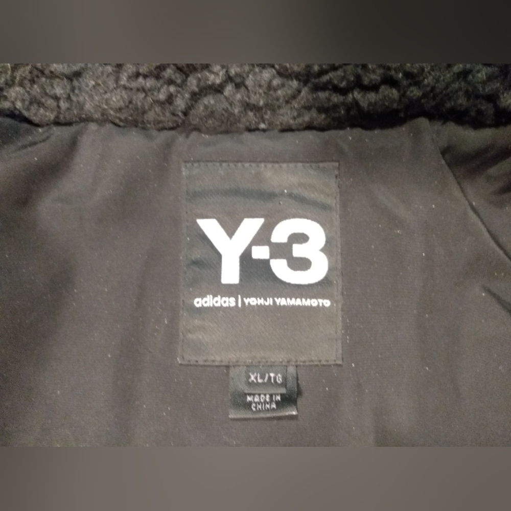 Y-3 Adidas Japan Heavy Wool Blend Lined Deep Pile Fleece Hoodie Winter Jacket XL - Picture 5 of 14